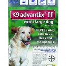 K-9 Advantix  II   over 55  blue   6 packs